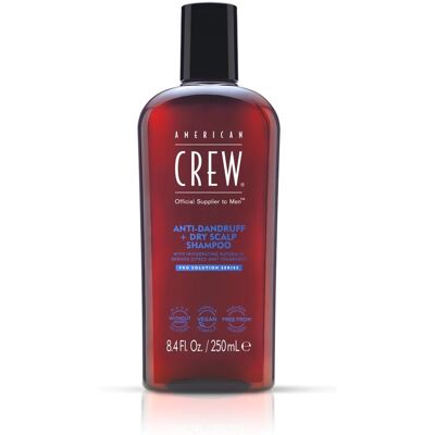 American Crew Šampón proti lupinám na suchú pokožku hlavy (Anti-Dandruff + Dry Scalp Shampoo) 250 ml American Crew Šampón proti lupinám na suchú pokožku hlavy (Anti-Dandruff + Dry Scalp Shampoo) 250 ml