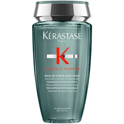 Kérastase Čistiaci a vyživujúci šampón pre slabé vlasy s tendenciou vypadávať Genesis Homme Bain de Force Quotidien (Shampoo) 250 ml Kérastase Čistiaci a vyživujúci šampón pre slabé vlasy s tendenciou vypadávať Genesis Homme Bain de Force Quotidien (Shampoo) 250 ml