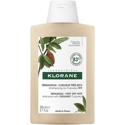 Klorane Vyživujúci šampón pre suché vlasy Bio Maslo Cupuaçu BIO (Repairing Shampoo) 400 ml Klorane Vyživujúci šampón pre suché vlasy Bio Maslo Cupuaçu BIO (Repairing Shampoo) 400 ml