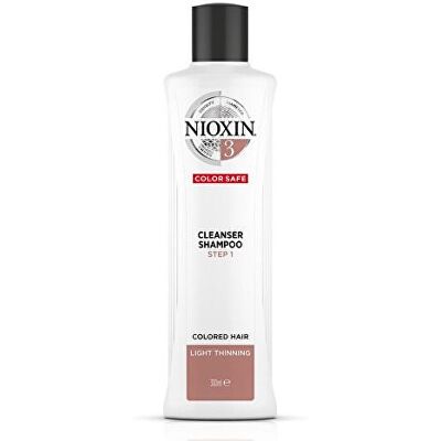 Nioxin Čistiaci šampón pre jemné farbené mierne rednúce vlasy System 3 (Shampoo Cleanser System 3) 300 ml Nioxin Čistiaci šampón pre jemné farbené mierne rednúce vlasy System 3 (Shampoo Cleanser System 3) 300 ml