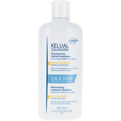 Ducray Hydratačný šampón proti suchým lupinám Kelual Squanorm (Moisturizing Treatment Shampoo) 400 ml Ducray Hydratačný šampón proti suchým lupinám Kelual Squanorm (Moisturizing Treatment Shampoo) 400 ml