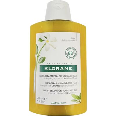 Klorane Vyživujúci šampón pre vlasy vystavené slnku Bio Tamanu a Monoi (Nourishing Shampoo) 200 ml Klorane Vyživujúci šampón pre vlasy vystavené slnku Bio Tamanu a Monoi (Nourishing Shampoo) 200 ml