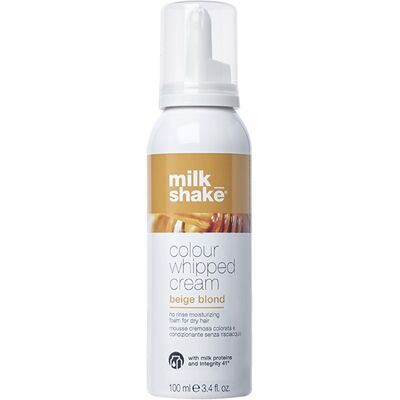 Milk Shake Tónovacia bezoplachová pena (Color Whipped Cream) 100 ml Beige Blond Milk Shake Tónovacia bezoplachová pena (Color Whipped Cream) 100 ml Beige Blond