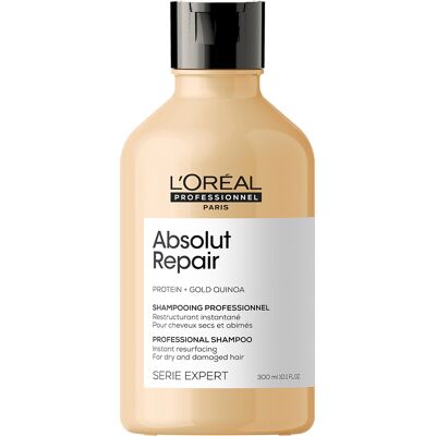 L'Oréal Professionnel Regeneračný šampón pre veľmi poškodené vlasy Serie Expert Absolut Repair (Instant Resurfacing Shampoo) 300 ml L'Oréal Professionnel Regeneračný šampón pre veľmi poškodené vlasy Serie Expert Absolut Repair (Instant Resurfacing Shampoo) 300 ml