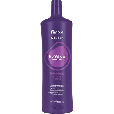 Fanola Šampón neutralizujúci žlté tóny Wonder No Yellow Shampoo 1000 ml Fanola Šampón neutralizujúci žlté tóny Wonder No Yellow Shampoo 1000 ml