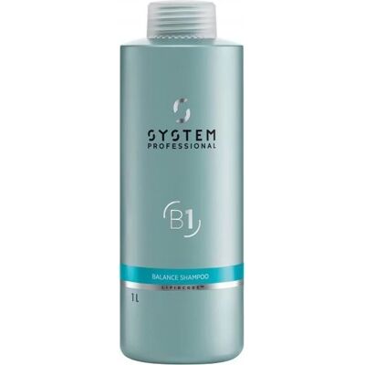 System Professional Upokojujúci šampón pre citlivú pokožku Balance (Shampoo) 1000 ml System Professional Upokojujúci šampón pre citlivú pokožku Balance (Shampoo) 1000 ml