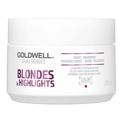 Goldwell Regeneračná maska neutralizujúce žlté tóny vlasov Dualsenses Blonde s & Highlights (60 Sec Treatment) 500 ml Goldwell Regeneračná maska neutralizujúce žlté tóny vlasov Dualsenses Blonde s & Highlights (60 Sec Treatment) 500 ml
