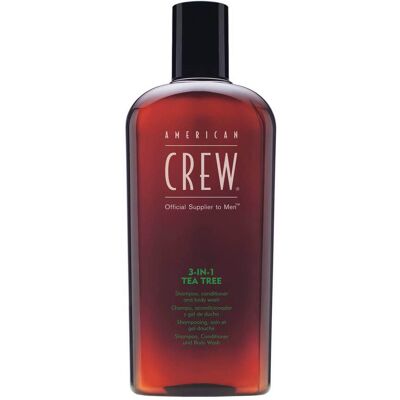 American Crew Šampón s čajovníkom 3v1 (Shampoo, Conditioner & Body Wash) 450 ml American Crew Šampón s čajovníkom 3v1 (Shampoo, Conditioner & Body Wash) 450 ml