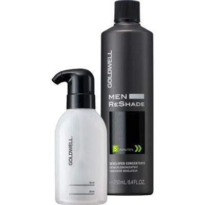 Goldwell Súprava na tónovanie šedín u mužov Goldwell (Men ReShade Developer Concentrate & Applicator Set) 250 ml Goldwell Súprava na tónovanie šedín u mužov Goldwell (Men ReShade Developer Concentrate & Applicator Set) 250 ml