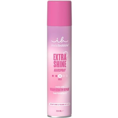 Invisibobble Lak na vlasy pre lesk vlasov Extra Shine (Hairspray) 250 ml Invisibobble Lak na vlasy pre lesk vlasov Extra Shine (Hairspray) 250 ml