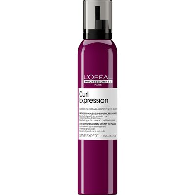 L'Oréal Professionnel Multifunkčná krémová pena pre kučeravé a vlnité vlasy Curl Expression 10-in-1 (Professional Cream-in-Mousse) 250 ml L'Oréal Professionnel Multifunkčná krémová pena pre kučeravé a vlnité vlasy Curl Expression 10-in-1 (Professional Cream-in-Mousse) 250 ml