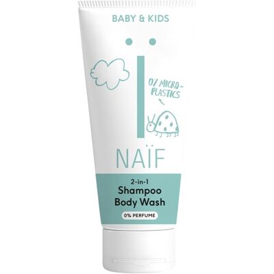 NAÏF Umývací gél a šampón 2v1 pre deti a bábätká (2v1 Shampoo and Body Wash) 200 ml NAÏF Umývací gél a šampón 2v1 pre deti a bábätká (2v1 Shampoo and Body Wash) 200 ml
