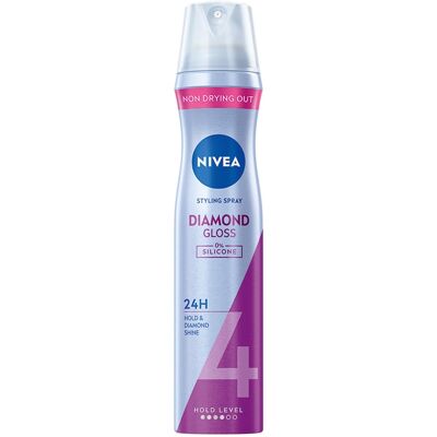 Nivea Lak na vlasy pre oslnivý lesk vlasov Diamond Gloss 250 ml Nivea Lak na vlasy pre oslnivý lesk vlasov Diamond Gloss 250 ml
