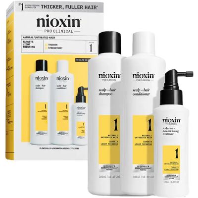 Nioxin Súprava pre jemné mierne rednúce prírodné vlasy System 1 Nioxin Súprava pre jemné mierne rednúce prírodné vlasy System 1