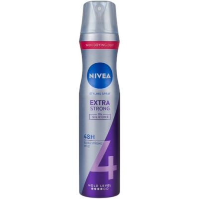 Nivea Silne tužiaci lak na vlasy Extra Strong (Styling Spray) 250 ml Nivea Silne tužiaci lak na vlasy Extra Strong (Styling Spray) 250 ml
