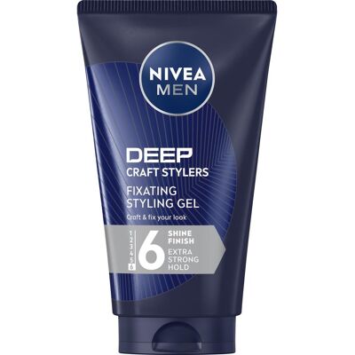 Nivea Stylingový gél pre lesk vlasov Men (Fixating Styling Gel) 150 ml Nivea Stylingový gél pre lesk vlasov Men (Fixating Styling Gel) 150 ml