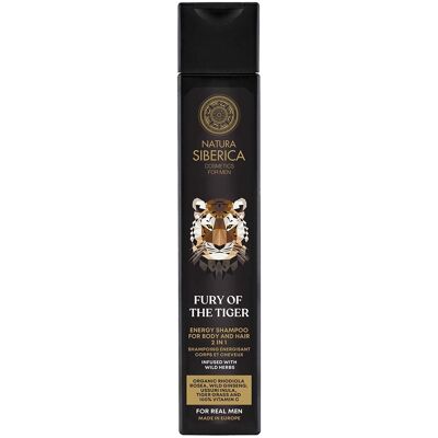 Natura Siberica Energizujúci šampón na vlasy a telo Men Fury Of The Tiger (Energy Shampoo) 250 ml Natura Siberica Energizujúci šampón na vlasy a telo Men Fury Of The Tiger (Energy Shampoo) 250 ml