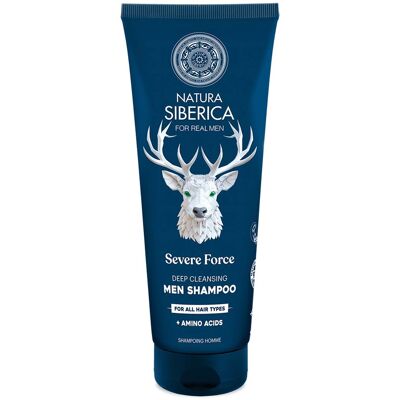 Natura Siberica Hĺbkovo čistiaci šampón pre mužov Severe Force (Deep Cleansing Men Shampoo) 200 ml Natura Siberica Hĺbkovo čistiaci šampón pre mužov Severe Force (Deep Cleansing Men Shampoo) 200 ml
