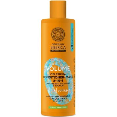 Natura Siberica Kolagénový kondicionér a maska pre objem vlasov 2v1 Volume (Conditioner-Mask 2-in-1) 400 ml Natura Siberica Kolagénový kondicionér a maska pre objem vlasov 2v1 Volume (Conditioner-Mask 2-in-1) 400 ml