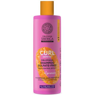 Natura Siberica Proteínový šampón bez sulfátov pre kučeravé vlasy Oblepikha (Curl Control Shampoo) 400 ml Natura Siberica Proteínový šampón bez sulfátov pre kučeravé vlasy Oblepikha (Curl Control Shampoo) 400 ml