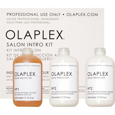Olaplex Súprava na farbené alebo chemicky ošetrené vlasy (Salon Intro Kit) 3 x 525 ml Olaplex Súprava na farbené alebo chemicky ošetrené vlasy (Salon Intro Kit) 3 x 525 ml