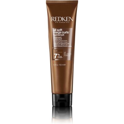 Redken Bezoplachová starostlivosť pre suché kučeravé a vlnité vlasy All Soft Mega Curl s Hydramelt (Treatment) 150 ml Redken Bezoplachová starostlivosť pre suché kučeravé a vlnité vlasy All Soft Mega Curl s Hydramelt (Treatment) 150 ml