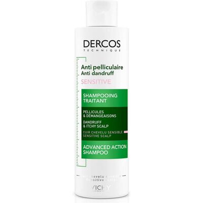 Vichy Bezsulfátový šampón proti lupinám pre citlivú pokožku Dercos (Anti-Dandruff Sensitive Treatment Shampoo) 200 ml Vichy Bezsulfátový šampón proti lupinám pre citlivú pokožku Dercos (Anti-Dandruff Sensitive Treatment Shampoo) 200 ml