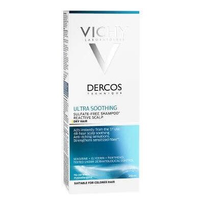 Vichy Ultra upokojujúci šampón na suché vlasy Dercos (Ultra Smoothing Shampoo) 200 ml Vichy Ultra upokojujúci šampón na suché vlasy Dercos (Ultra Smoothing Shampoo) 200 ml