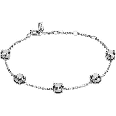 Diesel Fashion strieborný náramok s kryštálmi DL1358040 Diesel Fashion strieborný náramok s kryštálmi DL1358040