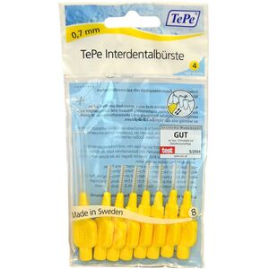 TePe Medzizubné kefky Normal 0,7 mm žltý 8 ks TePe Medzizubné kefky Normal 0,7 mm žltý 8 ks