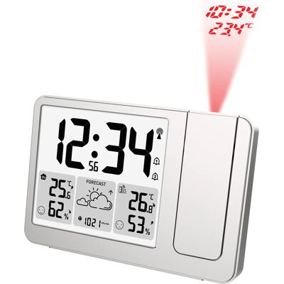 JVD Rádiovo riadená meteorologická stanica s projektorom RB3539 JVD Rádiovo riadená meteorologická stanica s projektorom RB3539