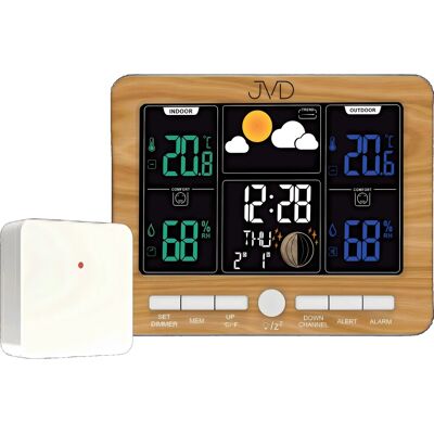 JVD Rádiovo riadená meteorologická stanica RB6685.2 JVD Rádiovo riadená meteorologická stanica RB6685.2