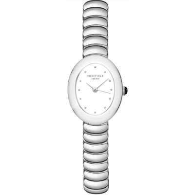 Rosefield Ovale White Matte SS Silver OVWSSS-OV20 Rosefield Ovale White Matte SS Silver OVWSSS-OV20
