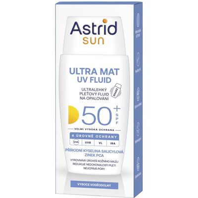 Astrid Olejový pleťový fluid SPF 50+ Sun 50 ml Astrid Olejový pleťový fluid SPF 50+ Sun 50 ml