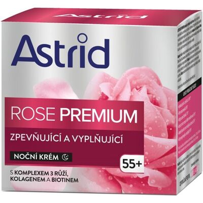 Astrid Spevňujúci a vyplňujúci nočný krém Rose Premium 50 ml Astrid Spevňujúci a vyplňujúci nočný krém Rose Premium 50 ml