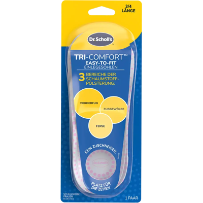 Scholl Vložky do topánok Tri-Comfort Insoles 1 pár Small Scholl Vložky do topánok Tri-Comfort Insoles 1 pár Small