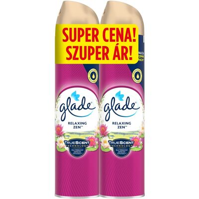 Glade Súprava osviežovačov vzduchu Relaxing Zen 2 x 300 ml Glade Súprava osviežovačov vzduchu Relaxing Zen 2 x 300 ml
