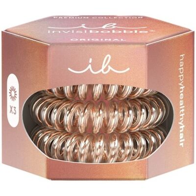Invisibobble Gumička do vlasov Original Premium Bronze me Pretty 3 ks Invisibobble Gumička do vlasov Original Premium Bronze me Pretty 3 ks