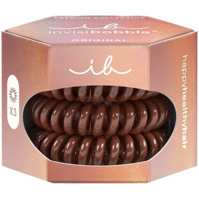 Invisibobble Gumička do vlasov Original Premium Pretzel Brown 3 ks Invisibobble Gumička do vlasov Original Premium Pretzel Brown 3 ks