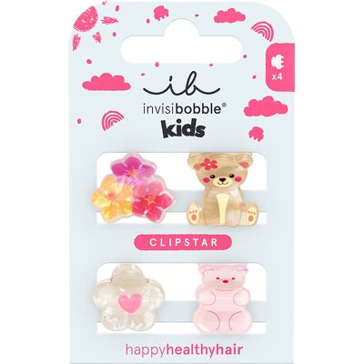 Invisibobble Škripec do vlasov Clipstar Kids Bearly Bloomed 4 ks Invisibobble Škripec do vlasov Clipstar Kids Bearly Bloomed 4 ks
