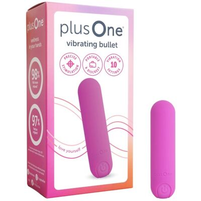 PlusOne Mini vibrátor tmavo ružový PlusOne Mini vibrátor tmavo ružový