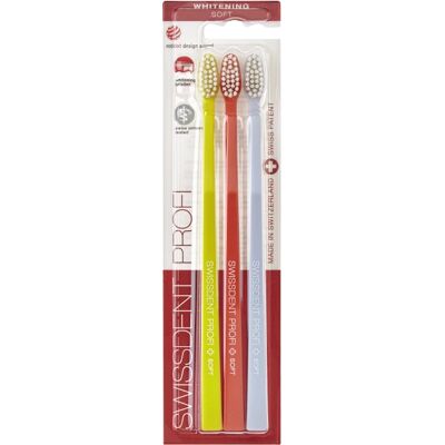 Swissdent Zubná kefka Whitening Soft Locarno 2 + 1 ZADARMO Swissdent Zubná kefka Whitening Soft Locarno 2 + 1 ZADARMO
