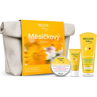Weleda Darčeková sada Nechtíkový zimný set Weleda Darčeková sada Nechtíkový zimný set