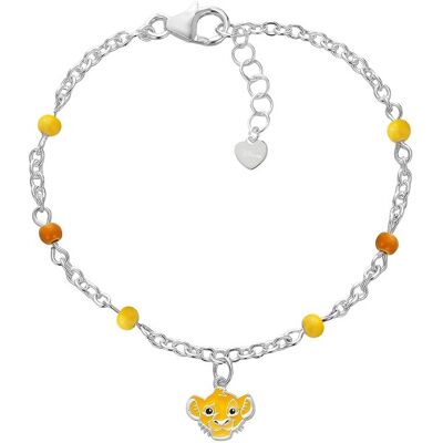 Disney Slušivý strieborný náramok Lion king Mini BS00105SL-47.CS Disney Slušivý strieborný náramok Lion king Mini BS00105SL-47.CS