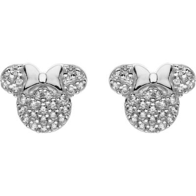 Disney Strieborné náušnice kôstky Minnie Mouse so zirkónmi ES00049SZWL.CS Disney Strieborné náušnice kôstky Minnie Mouse so zirkónmi ES00049SZWL.CS