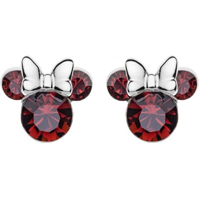 Disney Trblietavé strieborné náušnice kôstky Minnie Mouse ES00028SJANL.CS Disney Trblietavé strieborné náušnice kôstky Minnie Mouse ES00028SJANL.CS