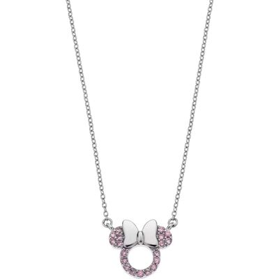Disney Trblietavý strieborný náhrdelník Minnie Mouse NS00048RZPL-157.CS Disney Trblietavý strieborný náhrdelník Minnie Mouse NS00048RZPL-157.CS