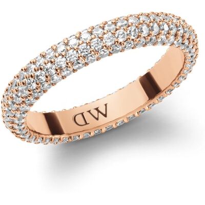 Daniel Wellington Trblietavý bronzový prsteň s kryštálmi Pavé DW0040062 48 mm Daniel Wellington Trblietavý bronzový prsteň s kryštálmi Pavé DW0040062 48 mm