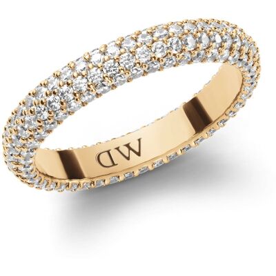 Daniel Wellington Trblietavý pozlátený prsteň s kryštálmi Pavé DW0040064 48 mm Daniel Wellington Trblietavý pozlátený prsteň s kryštálmi Pavé DW0040064 48 mm