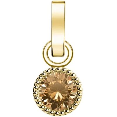 Rosefield Pozlátený prívesok pre ženy narodené v novembri PE-Gold-Nov Rosefield Pozlátený prívesok pre ženy narodené v novembri PE-Gold-Nov